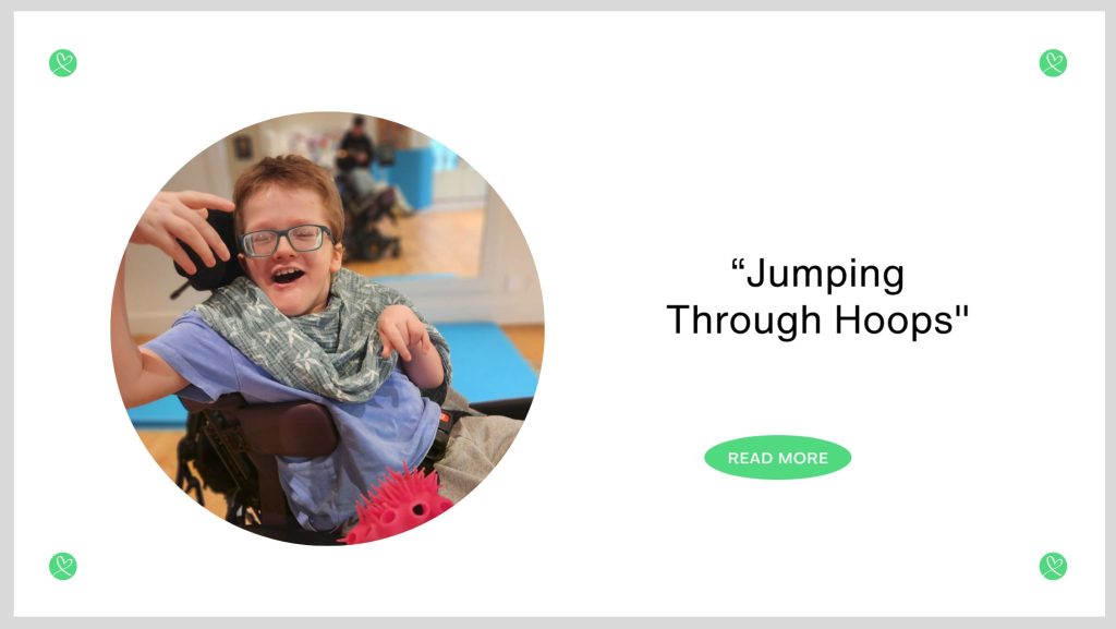 Jumping Through Hoops – Yes He Needs It